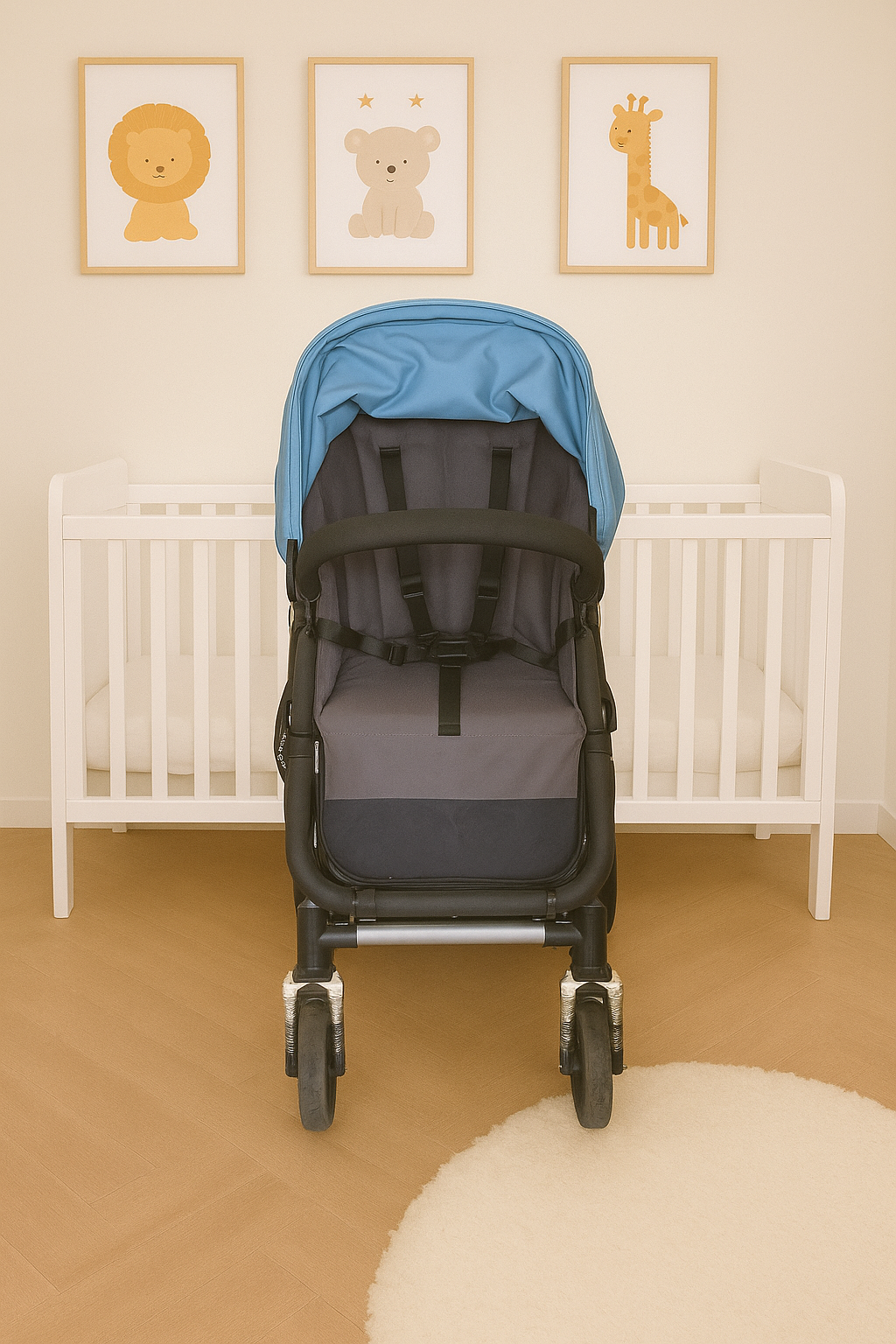 Lichtblauw Bugaboo Cameleon Kinderwagen