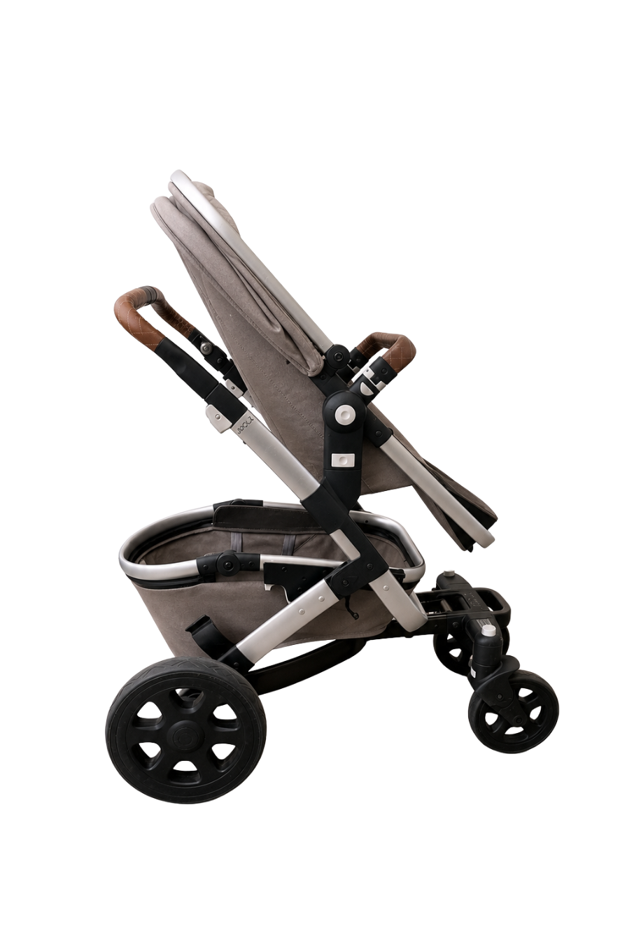 Joolz geo2 hippo Grey Buggy zijkant