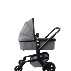 Refurbished Joolz Day 3 Grijs Op Zwart Inc. Voetenzak 2-in-1 Kinderwagen