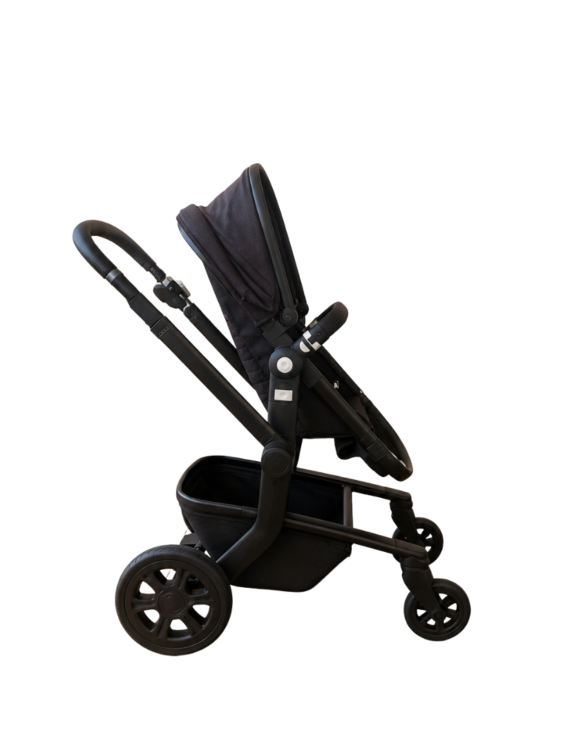 Refurbished Joolz Day 3 Combi Kinderwagen Zwart op Brons
