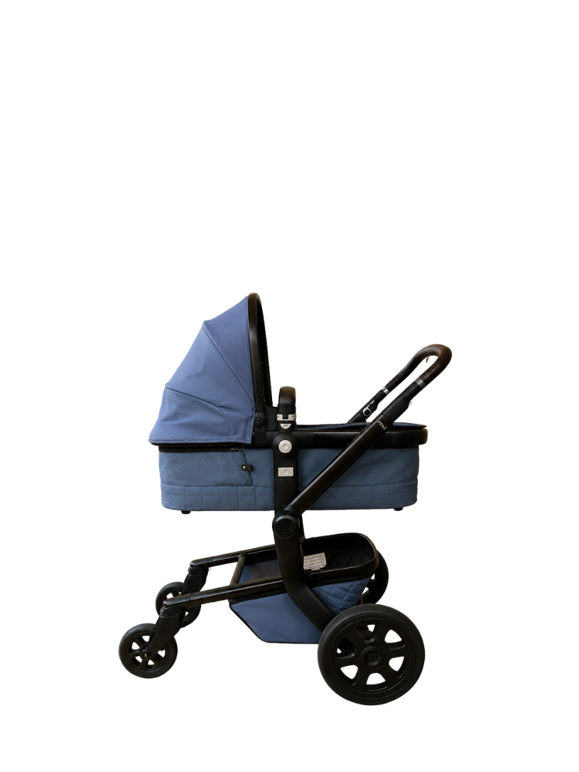 Refurbished Joolz Day 3 Combi Kinderwagen Special Edition Blauw op Zwart