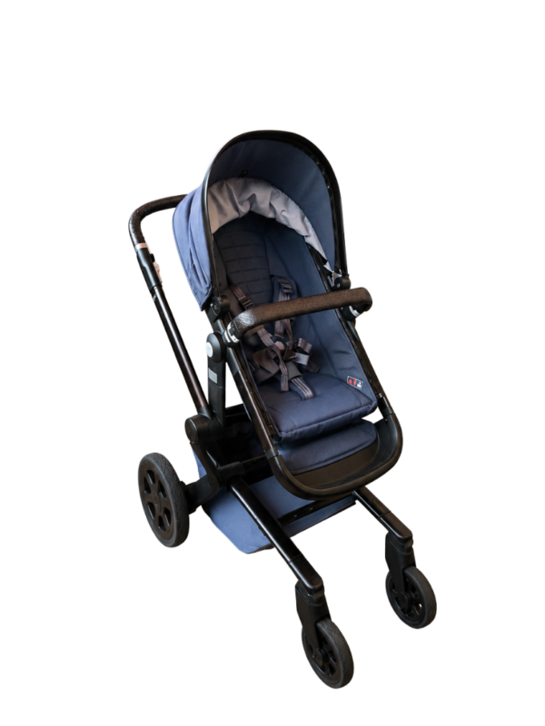 Refurbished Joolz Day 3 Combi Kinderwagen Special Edition Blauw op Zwart