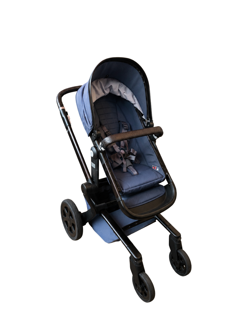 Refurbished Joolz Day 3 Combi Kinderwagen Special Edition Blauw op Zwart