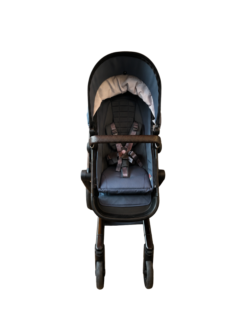 Refurbished Joolz Day 3 Combi Kinderwagen Special Edition Blauw op Zwart