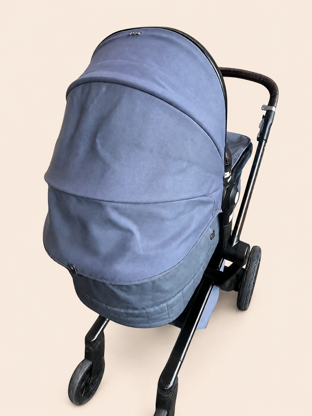 Refurbished Joolz Day 3 Combi Kinderwagen Special Edition Blauw op Zwart
